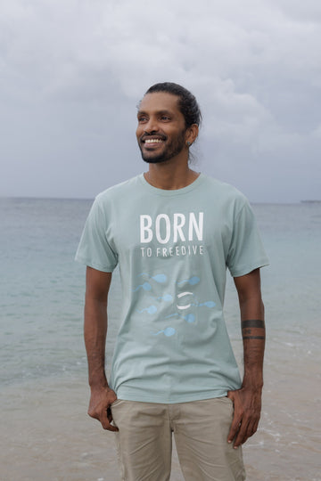 Short sleeve t-shirt "Born to Freedive"