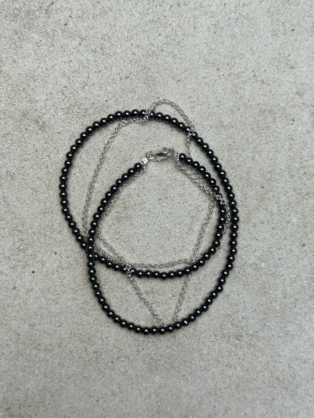 Chain Hematite Choker