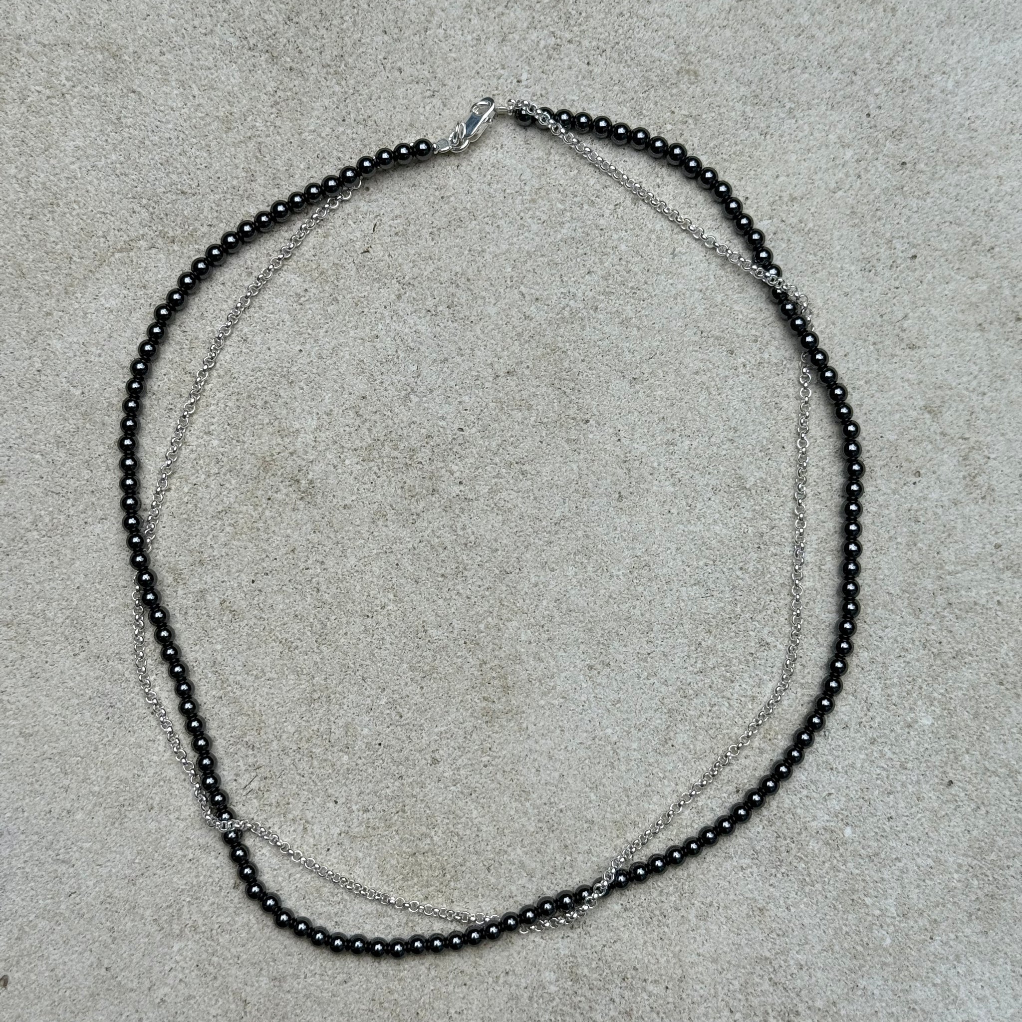 Chain Hematite Choker