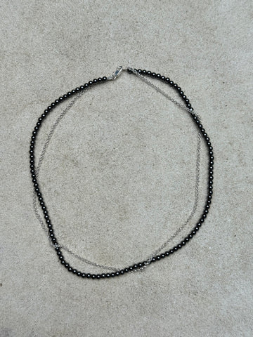 Chain Hematite Choker