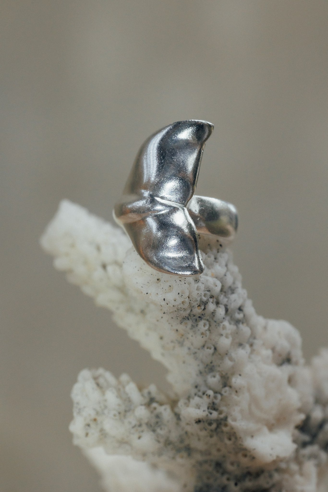 "Whale Tail" ear cuff