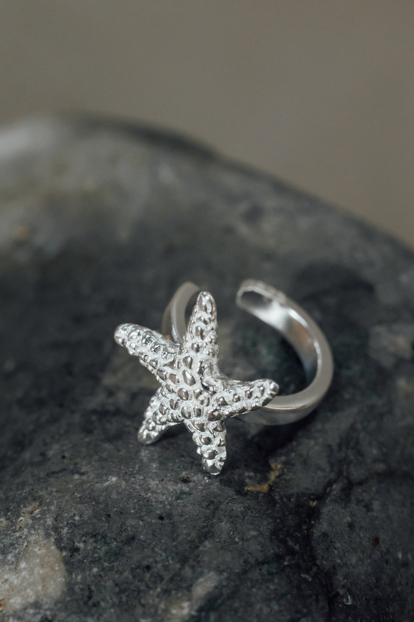 Starfish ear cuff