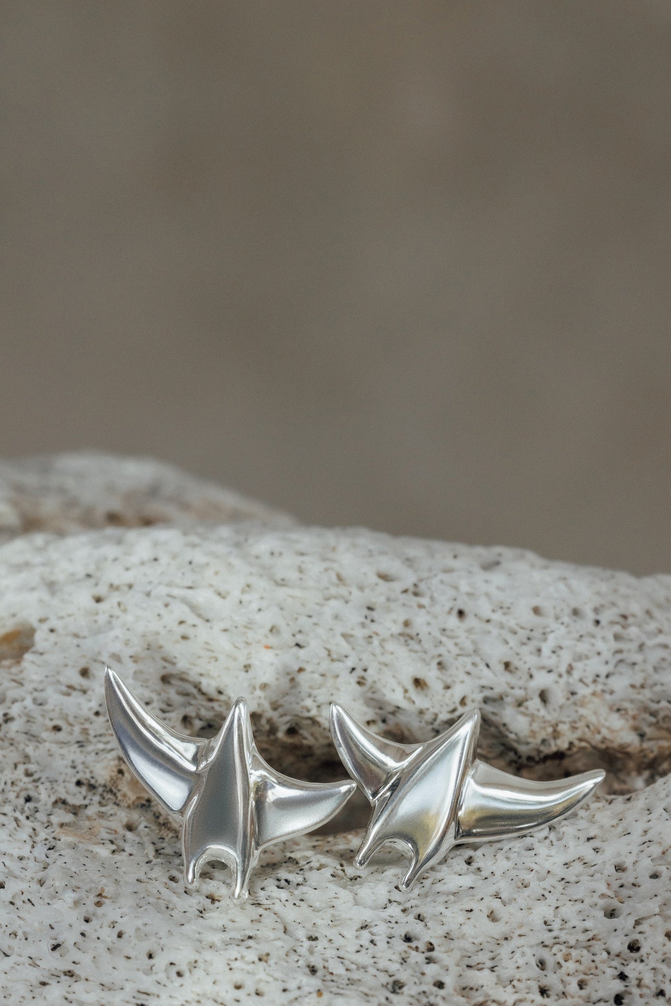 "Manta Ray" earrings