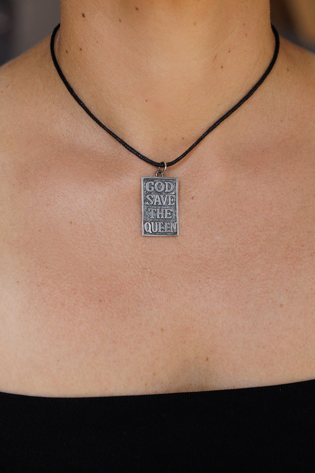 "God Save the Queen" pendant